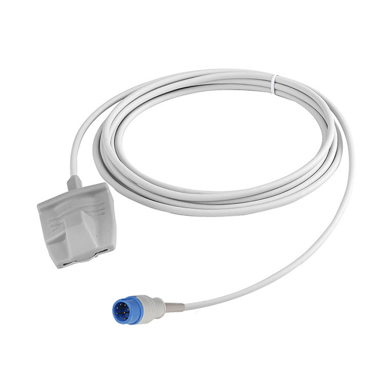 Mindray Sensor Spo2 Reutilizável de Silicona 7 Pins para Adultos Conector de Clipe de Dedo