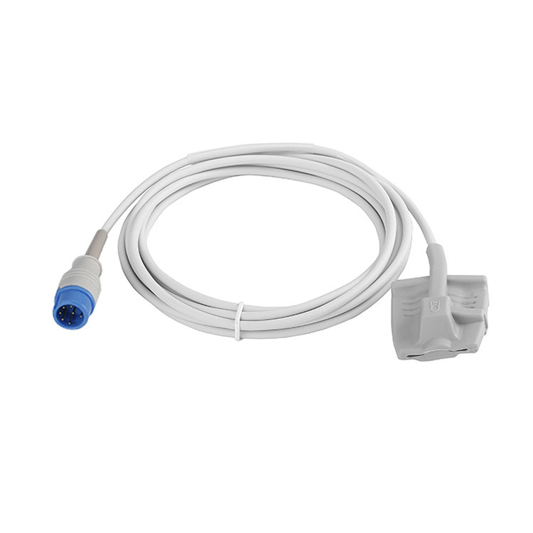 Mindray Sensor Spo2 Reutilizável de Silicona 7 Pins para Adultos Conector de Clipe de Dedo