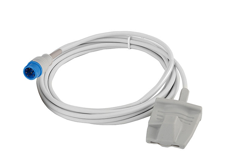 Mindray Sensor Spo2 Reutilizável de Silicona 7 Pins para Adultos Conector de Clipe de Dedo