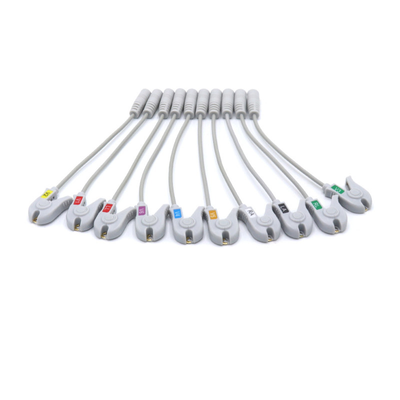 4.0 Banana Pinch ECG Machine Acessórios Adaptador Cable Prático Para SK40BP