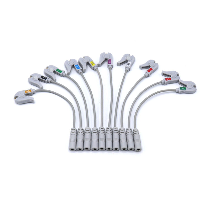 4.0 Banana Pinch ECG Machine Acessórios Adaptador Cable Prático Para SK40BP