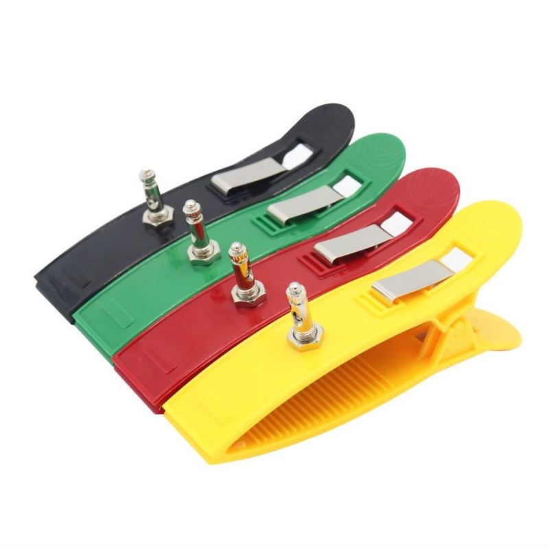 Eletrodos ECG ECG Acessórios de Máquina Grampos de membros Reutilizável Multicolor