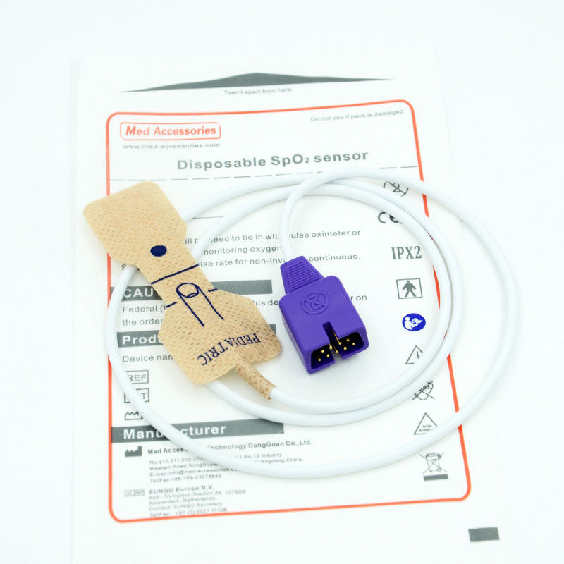 Nellcor Sensor Spo2 descartável Sonda adulta Compatível com N-550/N-560/N-595/N-600/N-600x/N-65