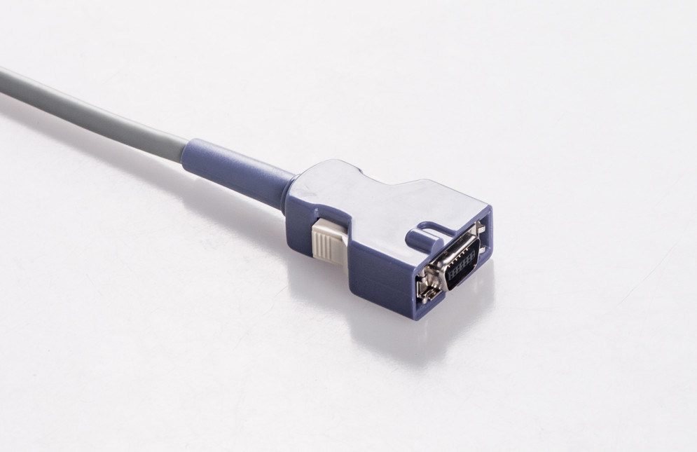 DOC-10 Prático Nellcor Spo2 Cable, 14 Pin Pulso Oxímetro fio