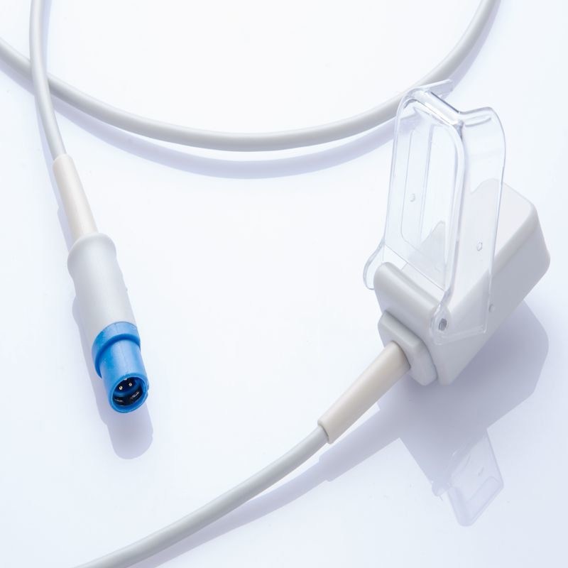 OEM Prático Spo2 Sensor comprimento de cabo 2,2m Para adaptador de monitor