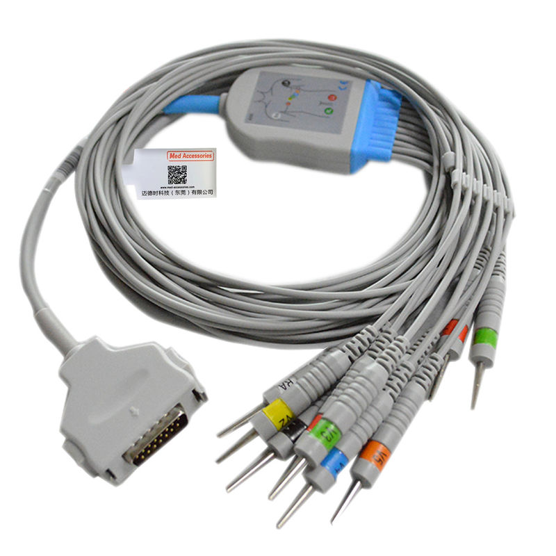 Burdick Atria Plus Eclipse Direct Connect Cable EKG 10 Leads AHA Banana 3,0m de comprimento