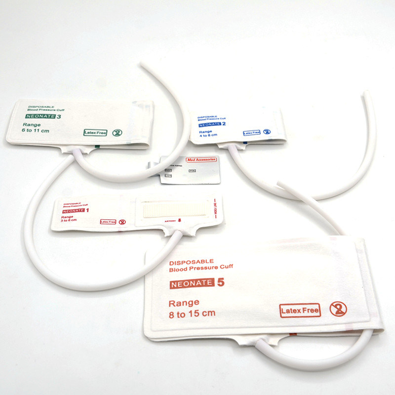 Acessórios Med ISO13485 NIBP Manchote Reutilizável Material TPU descartável Para Bebês Adultos