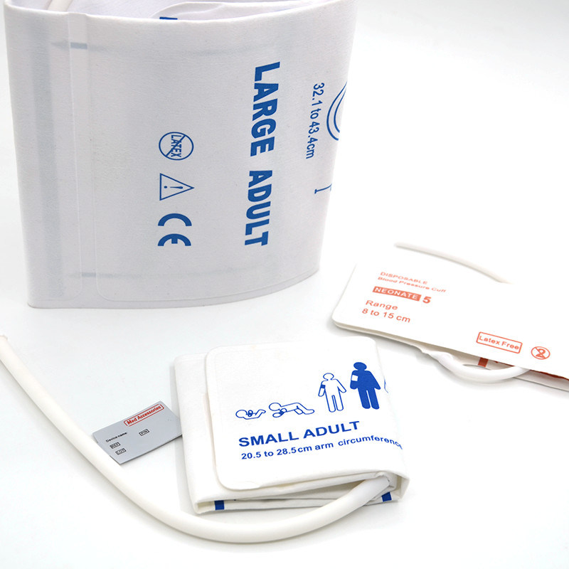 Acessórios Med ISO13485 NIBP Manchote Reutilizável Material TPU descartável Para Bebês Adultos
