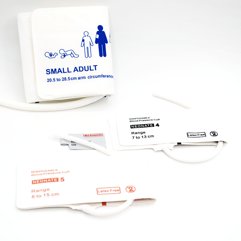 Acessórios Med ISO13485 NIBP Manchote Reutilizável Material TPU descartável Para Bebês Adultos