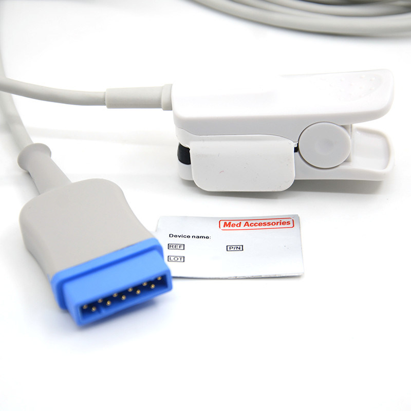 Fábrica Alta Qualidade GE Marquette Compatível Dedo Adulto Spo2 Sensor 11 Pin GE sensor Spo2