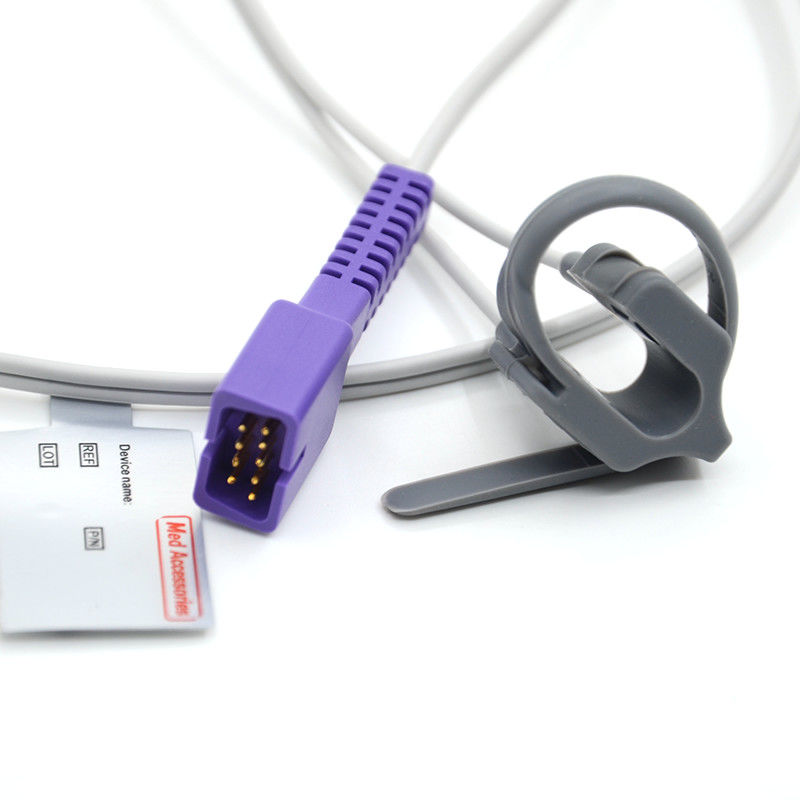 Utilização em doentes recém-nascidos Compatível com Nellcor Oxímetro reutilizável 9 pin Compatível com Nellcor Spo2 Sensor