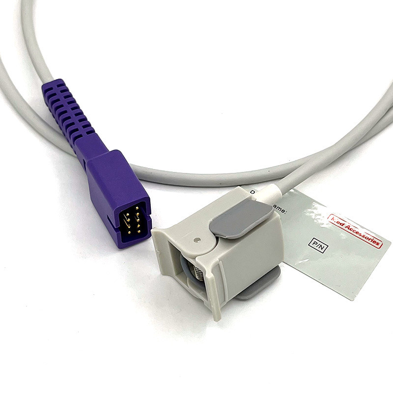 Pulso portátil oxímetro Spo2 Sensor Pediátrico Multifunção Nellcor Module 9 pin