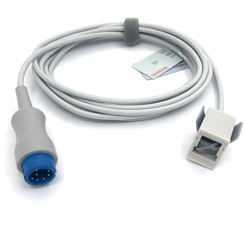 Dedo de criança TPU Cable de Sensor Spo2 cinza Single Pack para todos os tipos de doentes Mindray Certificado