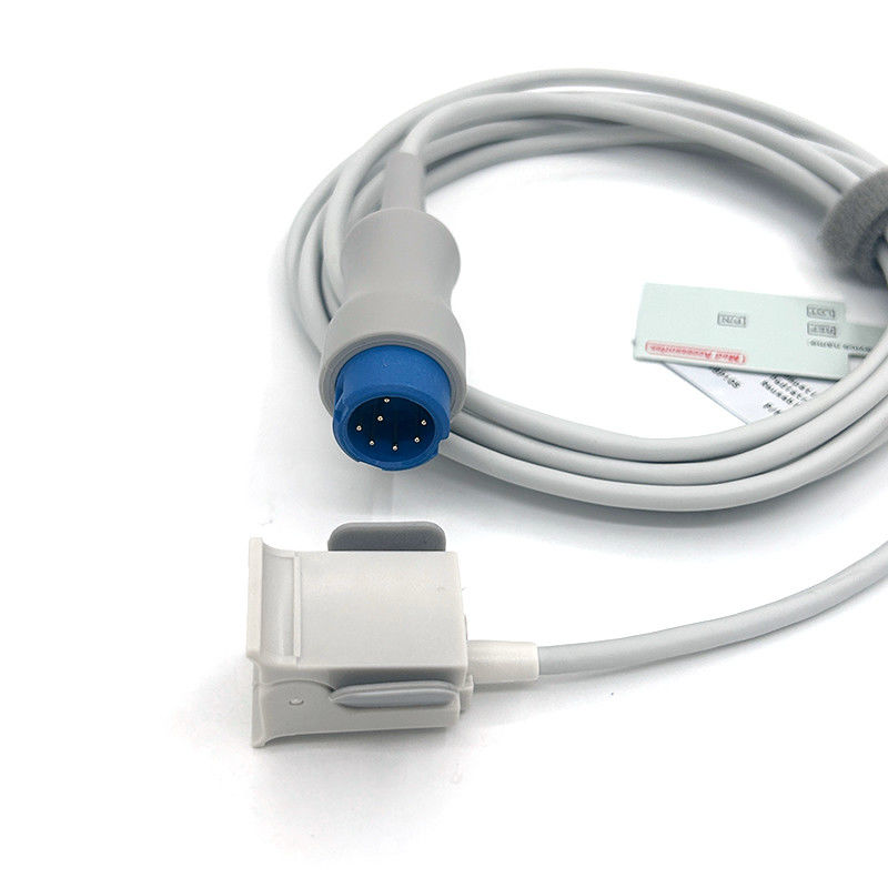 Dedo de criança TPU Cable de Sensor Spo2 cinza Single Pack para todos os tipos de doentes Mindray Certificado