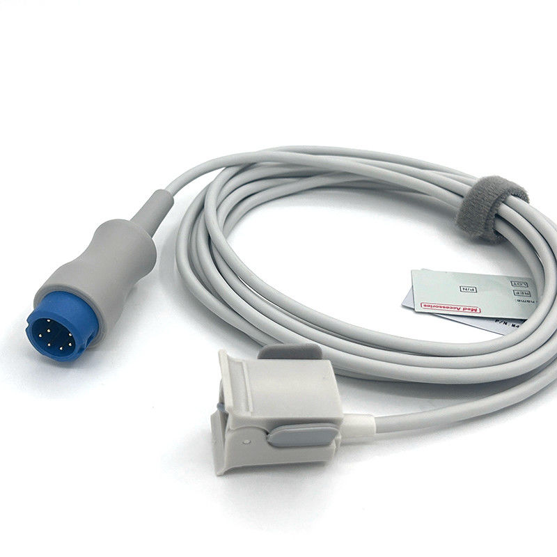 Dedo de criança TPU Cable de Sensor Spo2 cinza Single Pack para todos os tipos de doentes Mindray Certificado