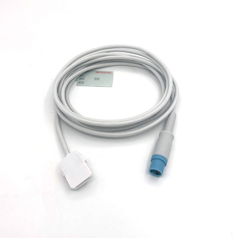 TPU cinza Spo2 Sensor Cable Single Pack para todos os tipos de pacientes para Masimo 7 Pin To Drager