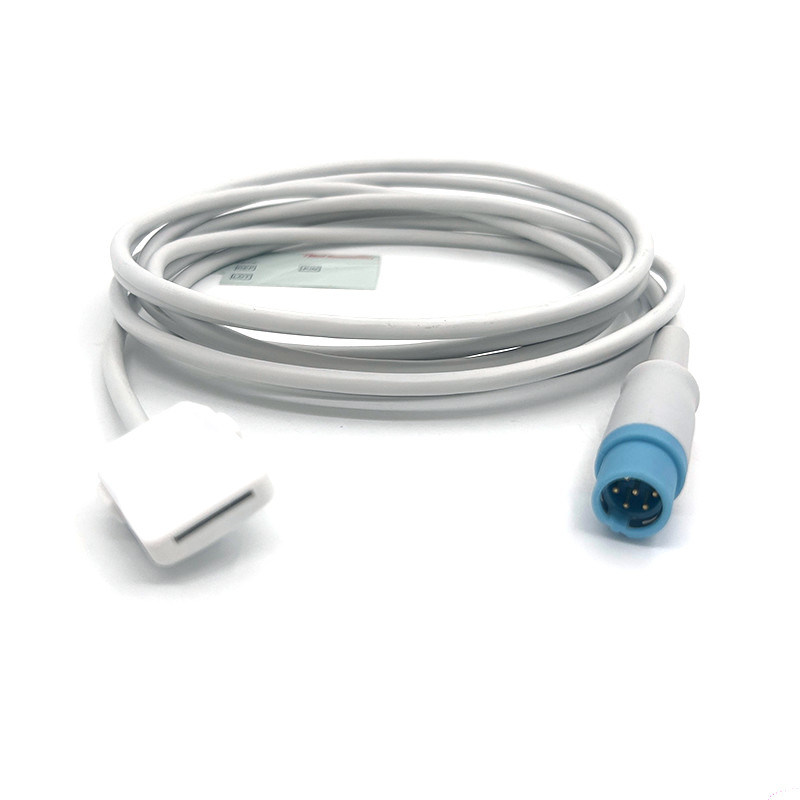 TPU cinza Spo2 Sensor Cable Single Pack para todos os tipos de pacientes para Masimo 7 Pin To Drager