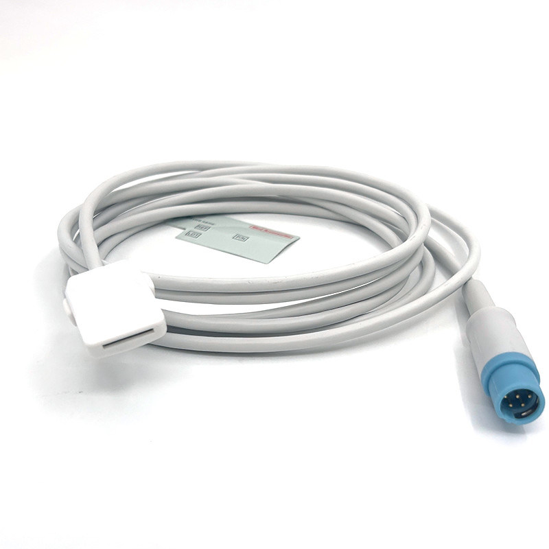TPU cinza Spo2 Sensor Cable Single Pack para todos os tipos de pacientes para Masimo 7 Pin To Drager