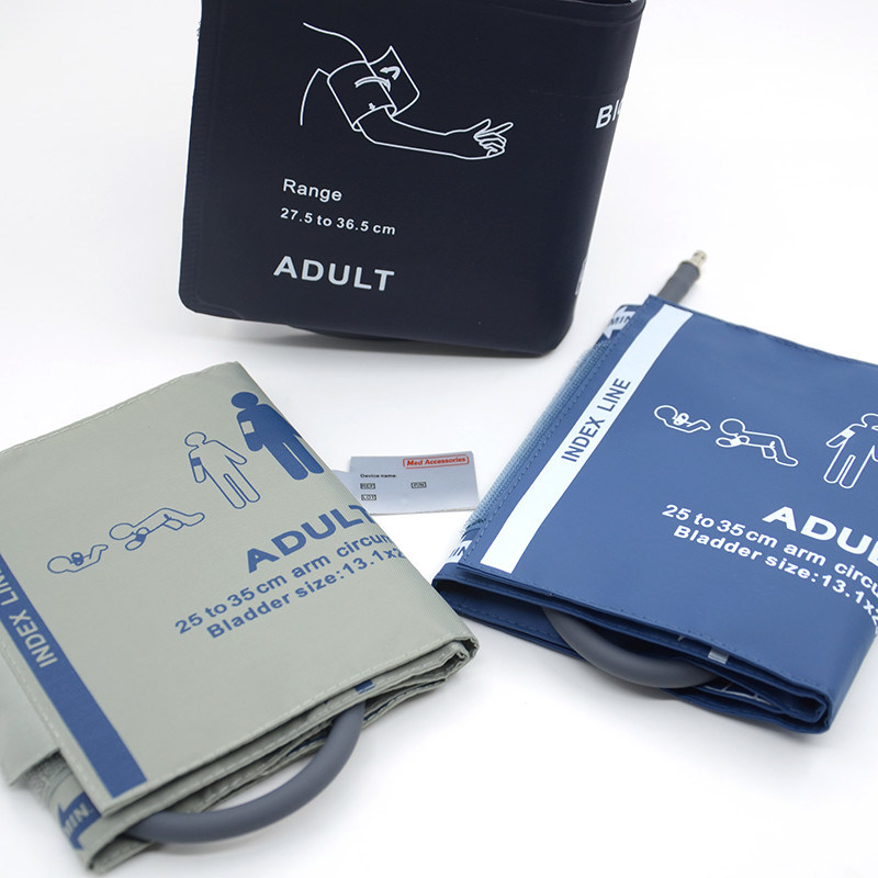 Conector personalizável Reutiliza-se pulseira de pressão arterial não invasiva com tubo para adulto a recém-nascido