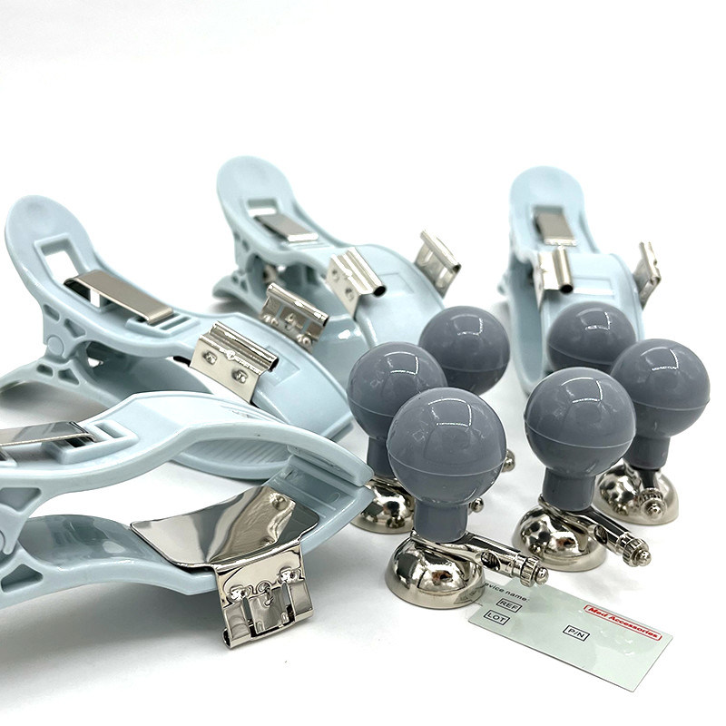 Reutilizavel Nickel Limb Clamp e Suction Cups Eletrodos Para ECG Máquina Acessórios em tamanho adulto