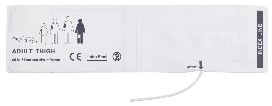 Manchote NIBP descartável Todos os tamanhos mangueira de ar Material TPU escolhido Criança adulta pequena recém-nascida