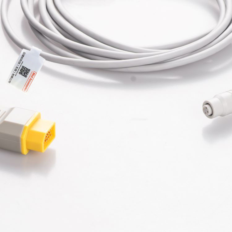 Nihon Kohden Para BB Transdutor IBP Adaptador Cable Pressão sanguínea invasiva para acessórios de cuidados médicos