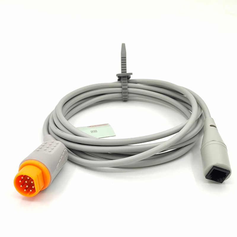 Acessório de monitor médico prático Cable IBP de cor cinza compatível Siemens para MX Multi Função