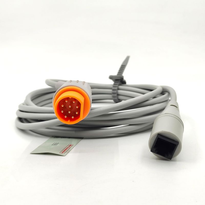 Acessório de monitor médico prático Cable IBP de cor cinza compatível Siemens para MX Multi Função
