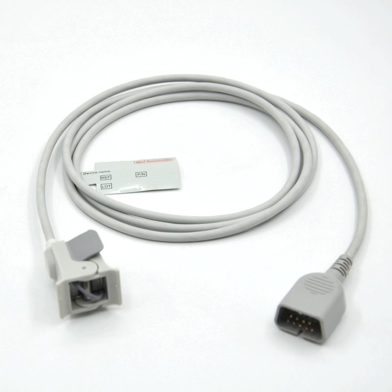 Fabricante Monitor Acessórios Dedos Pediátricos Compativel Nihon kohden 9pin Sensor SpO2 Reutilizável