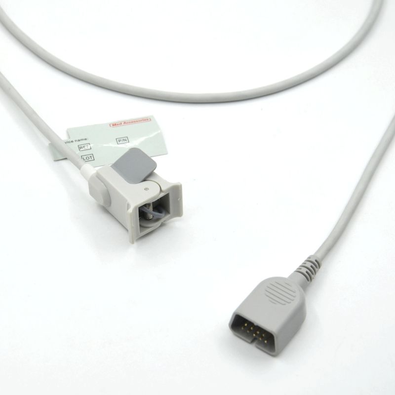 Fabricante Monitor Acessórios Dedos Pediátricos Compativel Nihon kohden 9pin Sensor SpO2 Reutilizável