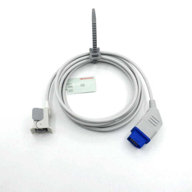 Acessórios de Monitor Reutilizáveis do Fabricante Compatíveis com Sensor Spo2 de Dedo Pediátrico Nihon Kohden Reutilizável 14 Pinos
