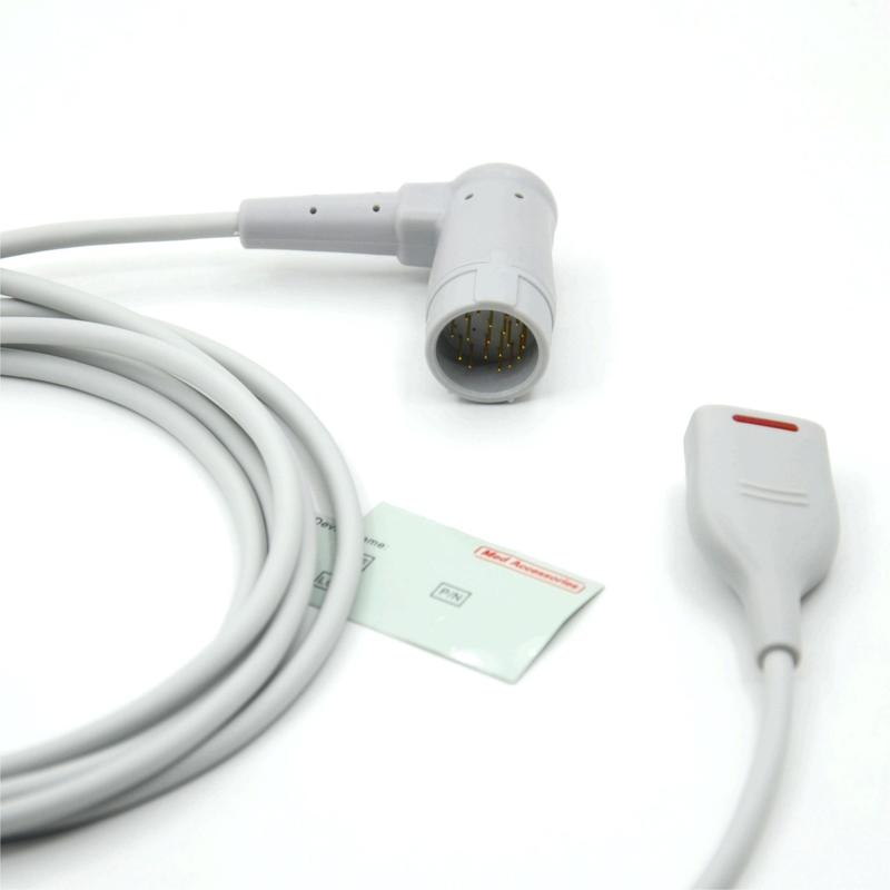 Acessório médico compatível Philips para M SpO2 Adaptador de cabo TPU Spo2 cabo de extensão