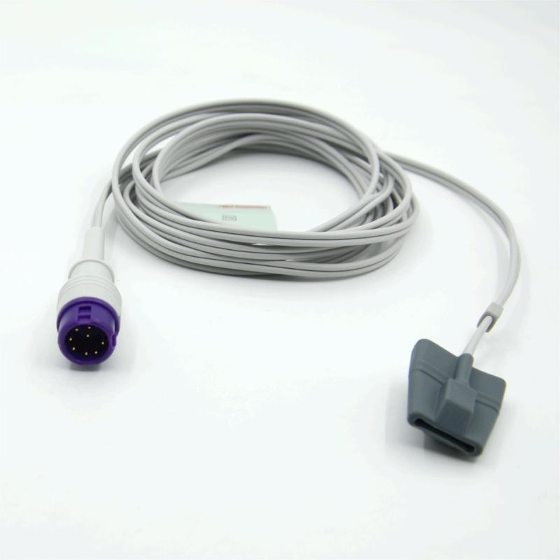 Sensor SpO2 compatível com Mindray Epm15 reutilizável para monitor de acessórios macios pediátricos do fabricante