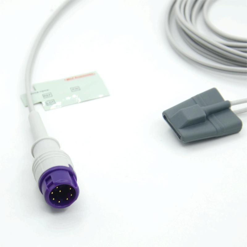 Sensor SpO2 compatível com Mindray Epm15 reutilizável para monitor de acessórios macios pediátricos do fabricante