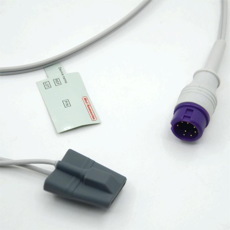 Sensor SpO2 compatível com Mindray Epm15 reutilizável para monitor de acessórios macios pediátricos do fabricante