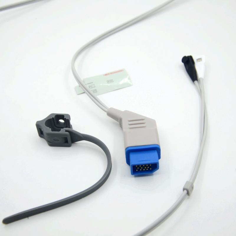 Acessórios Sensor SpO2 Compatível Nihon Kohden Reutilizável Multi-site Monitor fabricante