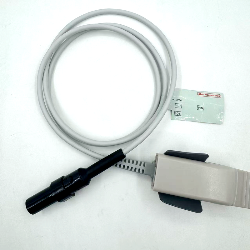 Fabricante de alta qualidade Acessórios de monitor médico Reutilizável Clip adulto SpO2 Sensor compatível GE