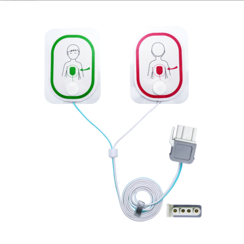 Eletrodos Descartáveis para Desfibrilador Externo Automático (DEA) Mindray PHYSIO-CONTROL LIFEPAK 9,10,12,20, 500,1000; BENEHERATD3, BNENEHERAT D6; Jousing